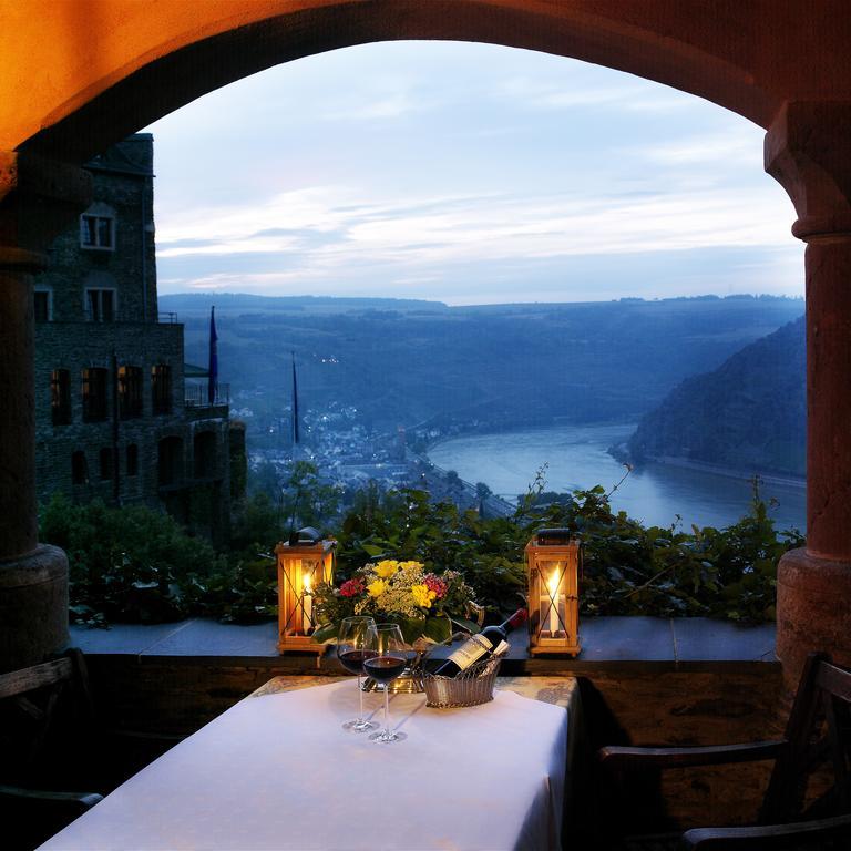 Burghotel Auf Schoenburg Oberwesel Buitenkant foto