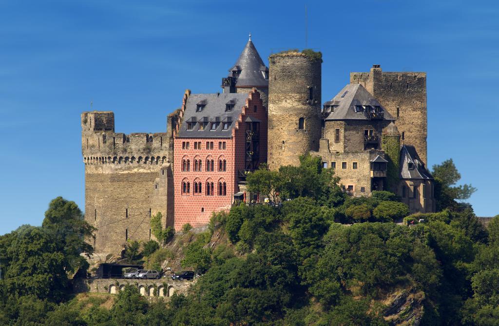 Burghotel Auf Schoenburg Oberwesel Buitenkant foto