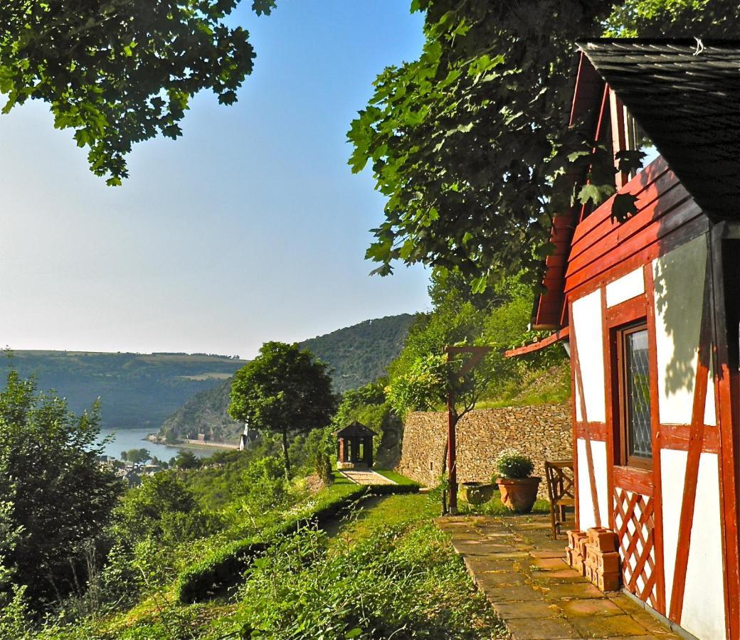 Burghotel Auf Schoenburg Oberwesel Buitenkant foto