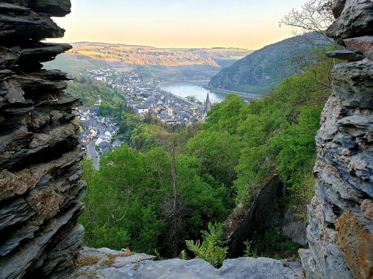 Burghotel Auf Schoenburg Oberwesel Buitenkant foto