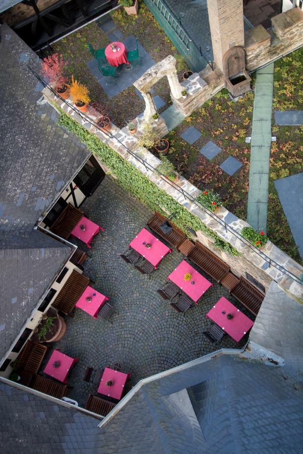 Burghotel Auf Schoenburg Oberwesel Buitenkant foto